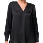 CAMICIA DONNA VOILE NERA