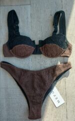 Costume da bagno donna Me Fui con ferretto, imbottitura estraibile, bretellina regolabile e brasiliana a V