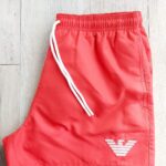 COSTUME UOMO EMPORIO ARMANI CLASSICO PANTALONCINO ROSSO