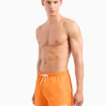 COSTUME UOMO EMPORIO ARMANI CLASSICO PANTALONCINO ARANCIO