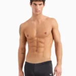 COSTUME UOMO EMPORIO ARMANI PANTALONCINO CORTO DA NUOTO NERO
