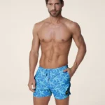COSTUME UOMO EFFEK A PANTALONCINO CON STELLE MARINE AZZURRO