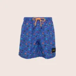 COSTUME BIMBO EFFEK PANTALONCINO AZZURRO CON PESCIOLINI