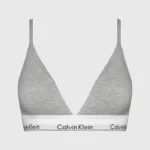 REGGISENO A TRIANGOLO CALVIN KLEIN IN COTONE GRIGIO