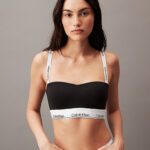 BRASSIERE A FASCIA IN COTONE CALVIN KLEIN NERA