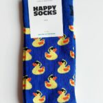 CALZINI HAPPY SOCKS BASE BLU CON PAPERE OCCHIALI