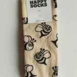 CALZINI HAPPY SOCKS BASE PANNA CON API
