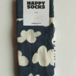 CALZINI HAPPY SOCKS BASE BLU CON NUVOLE