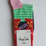 CALZINI HAPPY SOCKS BASE SCURA CON SCRITTA "MOM"