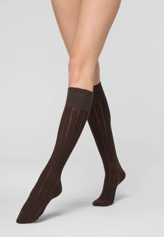 GAMBALETTO JASMINE OROBLU A COSTINE CON ORLO IN LUREX IN VARI COLORI - immagine 9