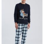 PIGIAMA UOMO HAPPY PEOPLE A SERAFINO ME & TEDDY