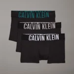 3 PACK BOXER UOMO CALVIN KLEIN NERI CON ELASTICO CON MEGA LOGO