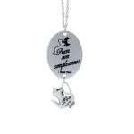 COLLANA MAD TEA ACCIAIO INOSSIDABILE ALICE IN WONDERLAND "BUON NON COMPLEANNO"