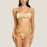 COSTUME DONNA 4GIVENESS ESTATE 2025. COSTUME A DUE PEZZI CON TOP ED IMBOTTITURA ESTRAIBILE. BRASILIANA A V. FANTASIA FLOREALE