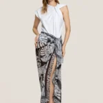 PAREO DONNA 4GIVENESS ESTATE 2025. BELLISSIMA LA FANTASIA BLACK & WHITE