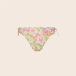 COSTUME BIMBA BABY EFFEL DELLA STAGIONE ESTATE 2025. COLORE BASE BIANCA CON FIORELLINI COLORATI