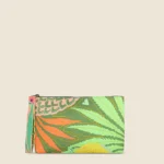 POCHETTE MARE EFFEK IN CANVAS DELLA STAGIONE ESTATE 2025. FANTASIA ROSA TROPICALE