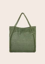 BORSA DA MARE EFFEK RETTANGOLARE CON LOGO RICAMATO DELLA STAGIONE ESTATE 2025