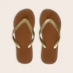 INFRADITO DONNA EFFEK IN GOMMA NEL COLOR ORO DELLA STAGIONE ESTATE 2025