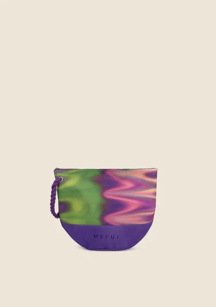 POCHETTE MARE ME FUI IN CANVAS DELLA STAGIONE ESTATE 2025 CON CORDINO PER PORTARLA AL POLSO