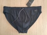 COSTUME UOMO DELLA STAGIONE ESTATE 2025 A SLIP EMPORIO ARMANI TESSUTO A NIDO D'APE NEL COLORE BLU NAVY