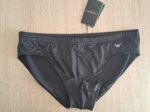 COSTUME UOMO A SLIP EMPORIO ARMANI DELLA STAGIONE ESTATE 2025 NEL CLASSICO MODELLO NEL COLORE NERO