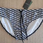 COSTUME UOMO A SLIP EMPORIO ARMANI BASE BIANCA CON AQUILETTE NERE