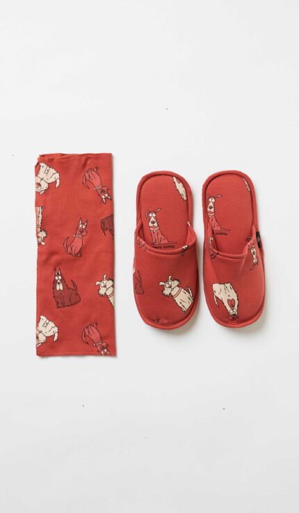 CIABATTE CASA UOMO HAPPY PEOPLE "INTRUSO" NEL COLORE MATTONE