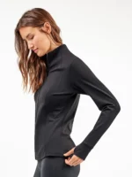 GIACCA DONNA IN TESSUTO TECNICO GISELA NERA CON ZIP - immagine 3