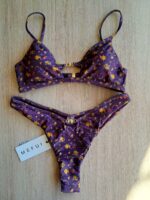 COSTUME ME FUI TOP CON FESSURA E DETTAGLIO VIOLA CON FIORELLINI - immagine 4