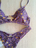 COSTUME ME FUI TOP CON FESSURA E DETTAGLIO VIOLA CON FIORELLINI - immagine 5