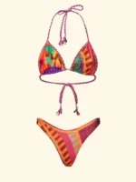 COSTUME DONNA EFFEK TRIANGOLO COLORATISSIMO CON CORDINI - immagine 2