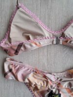 COSTUME EFFEK DONNA TOP BEIGE E FANTASIA LEGGERA ROSA CON PASSAMANERIA ROSA - immagine 6