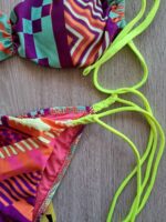 COSTUME DONNA EFFEK TOP/FASCIA DAI COLORI ACCESI CON LACCETTI GIALLO FLUO - immagine 4