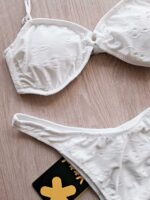 EFFEK DONNA TOP/FASCIA IN SANGALLO BIANCO - immagine 2