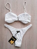 EFFEK DONNA TOP/FASCIA IN SANGALLO BIANCO - immagine 4