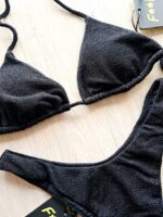 COSTUME DONNA EFFEK TRIANGOLO LUREX NERO - immagine 2