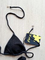 COSTUME DONNA EFFEK TRIANGOLO LUREX NERO - immagine 3