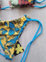 TRIANGOLO EFFEK FANTASIA NEI COLORI DEL SENAPE, RUGGINE E TURCHESE - immagine 4