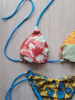 TRIANGOLO EFFEK FANTASIA NEI COLORI DEL SENAPE, RUGGINE E TURCHESE - immagine 6