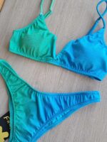 COSTUME DONNA EFFEK TOP DEGRADE' AZZURRO E VERDE ACQUA - immagine 4