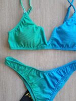 COSTUME DONNA EFFEK TOP DEGRADE' AZZURRO E VERDE ACQUA - immagine 5