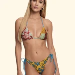 TRIANGOLO EFFEK FANTASIA NEI COLORI DEL SENAPE, RUGGINE E TURCHESE