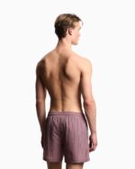 COSTUME UOMO EMPORIO ARMANI A PANTALONCINO COLOR LAVANDA CON LOGO RICAMATO - immagine 2