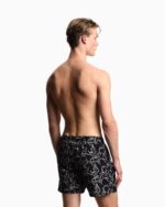 COSTUME UOMO EMPORIO ARMANI NERO CON SCRITTE GRIGIE - immagine 2