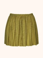 GONNA ME FUI IN LUREX VERDE CON ELASTICO E COULISSE IN VITA - immagine 3