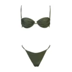 COSTUME DONNA MATINEE A DUE PEZZI DELLA STAGIONE ESTATE 2026. NON IMBOTTITO CON FERRETTO IN TESSUTO LUREX ORO