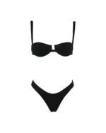 COSTUME DONNA MATINEE A DUE PEZZI DELLA STAGIONE ESTATE 2026. NON IMBOTTITO CON FERRETTO IN TESSUTO PIZZO VERDE