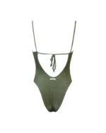 COSTUME DONNA MATINEE INTERO IN TESSUTO LUREX VERDE - immagine 4