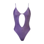 COSTUME DONNA MATINEE INTERO DELLA COLLEZIONE ESTATE 2026. TESSUTO IN LUREX VIOLA